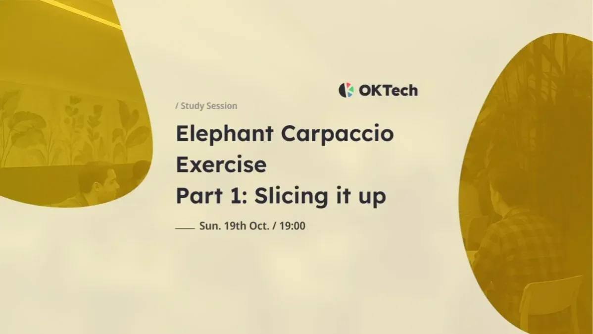 Study Session / Elephant Carpaccio Exercise Part 1: Slicing it up